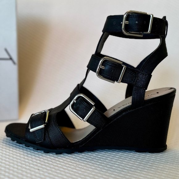 Via Spiga V-Luxie wedge sandals - Picture 3 of 6
